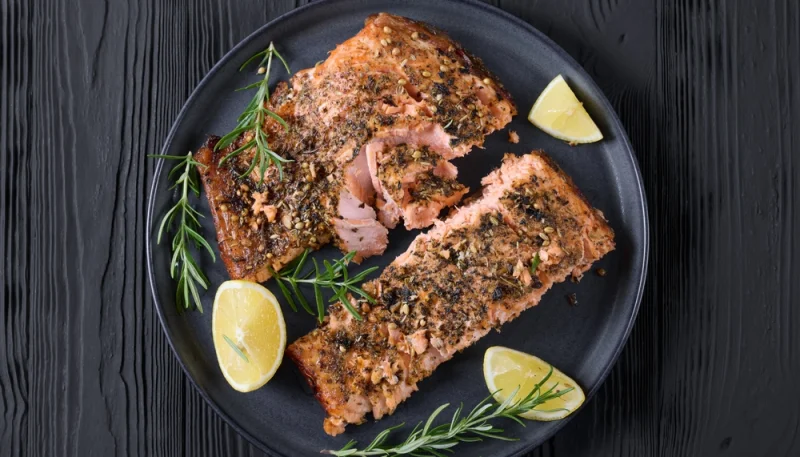 🐟 Filet de saumon au four citronné