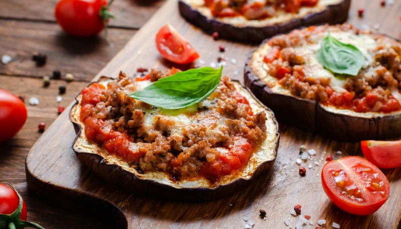 🍆Pizza d'aubergine