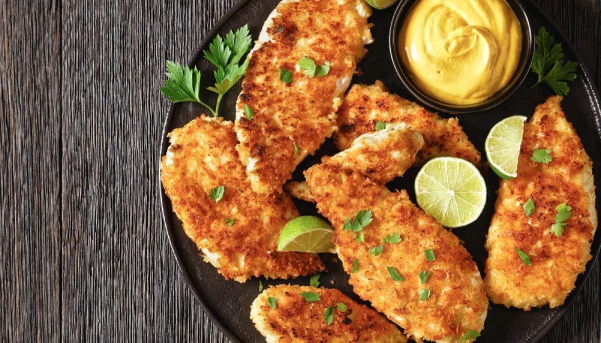 🍗Poulet croustillant au parmesan au four