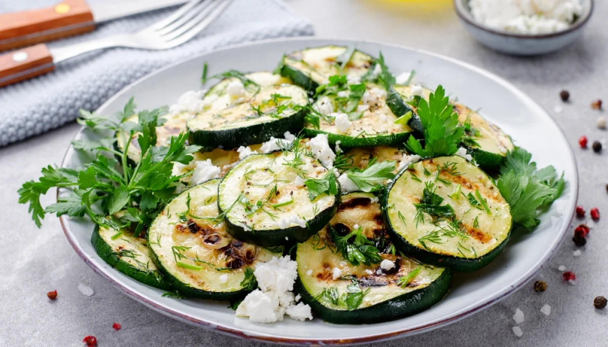 🥗 Salade de courgettes grillées et feta