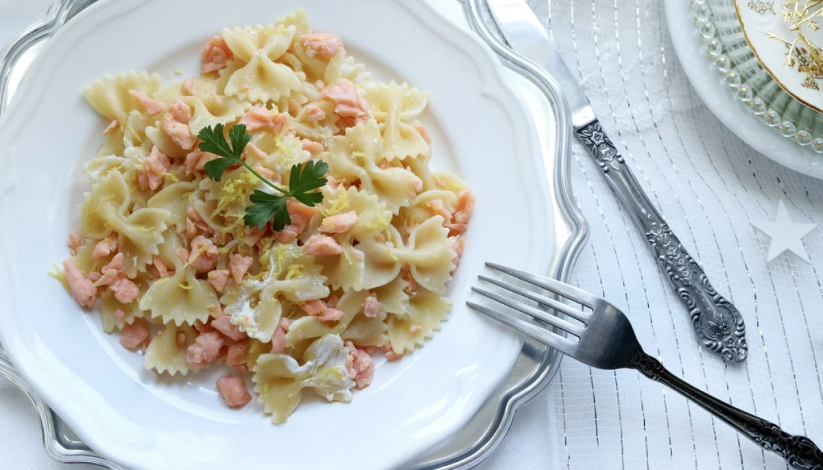 🥗Salade de pâtes au saumon fumé
