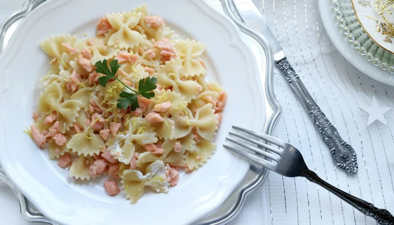 🥗Salade de pâtes au saumon fumé