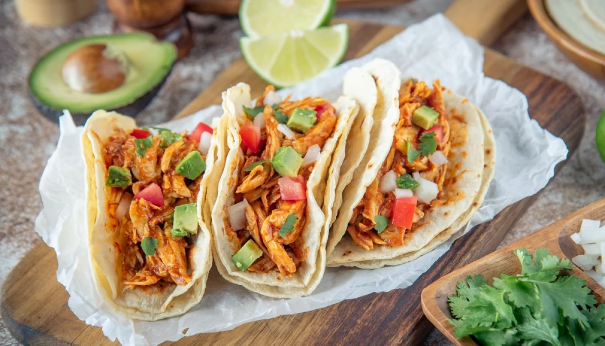 🌮Tacos mexicains au poulet