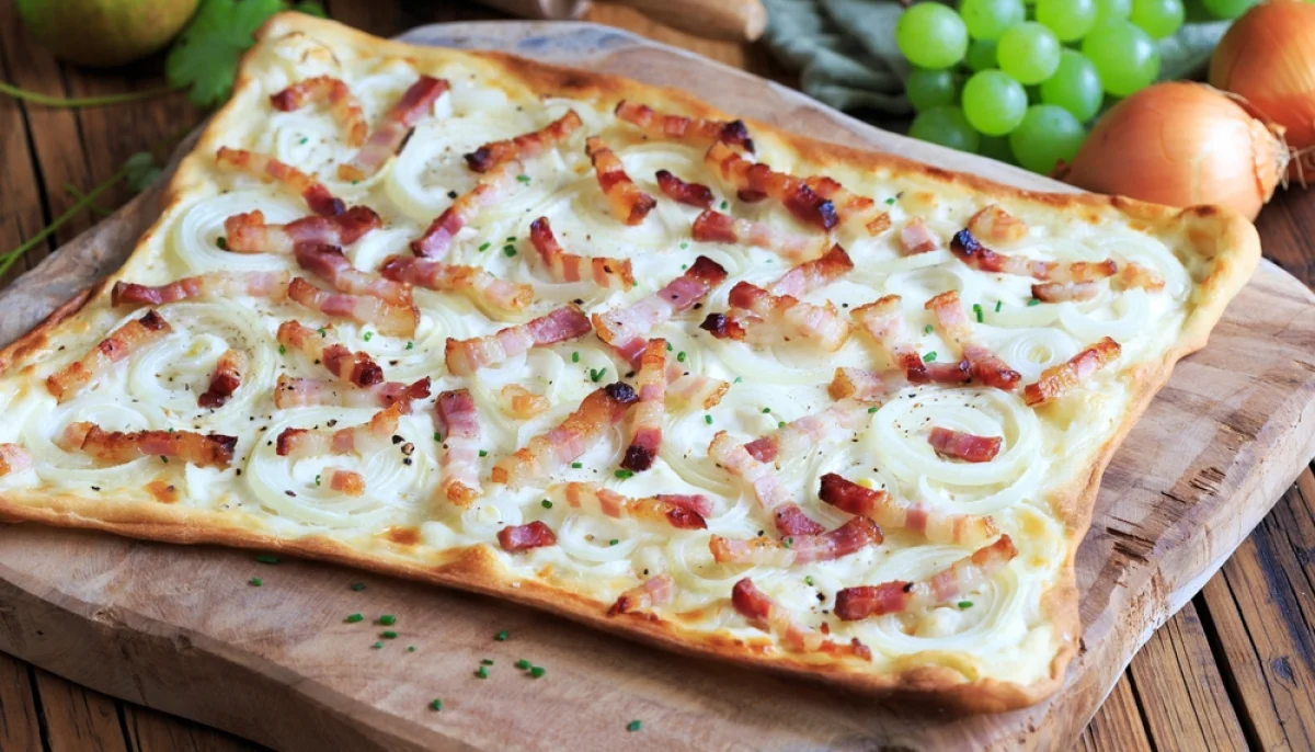 🥧Tarte flambée alsacienne