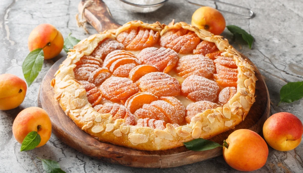 🍑Tarte rustique aux abricots