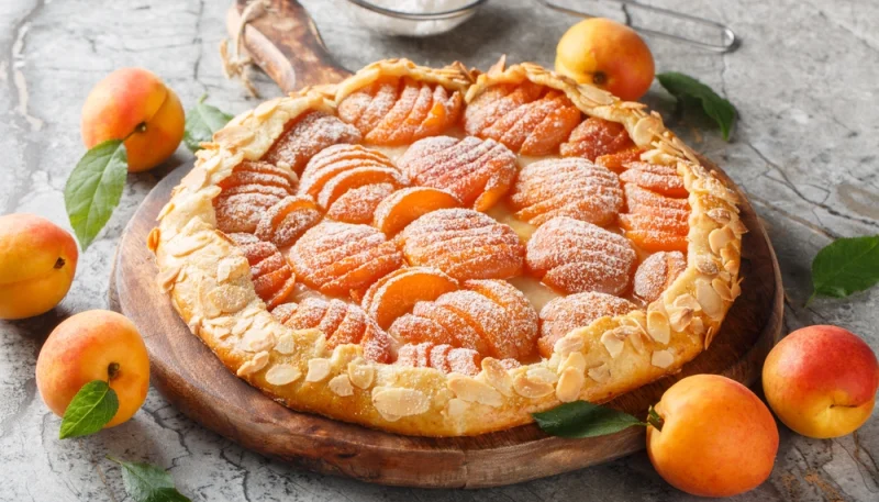 🍑Tarte rustique aux abricots