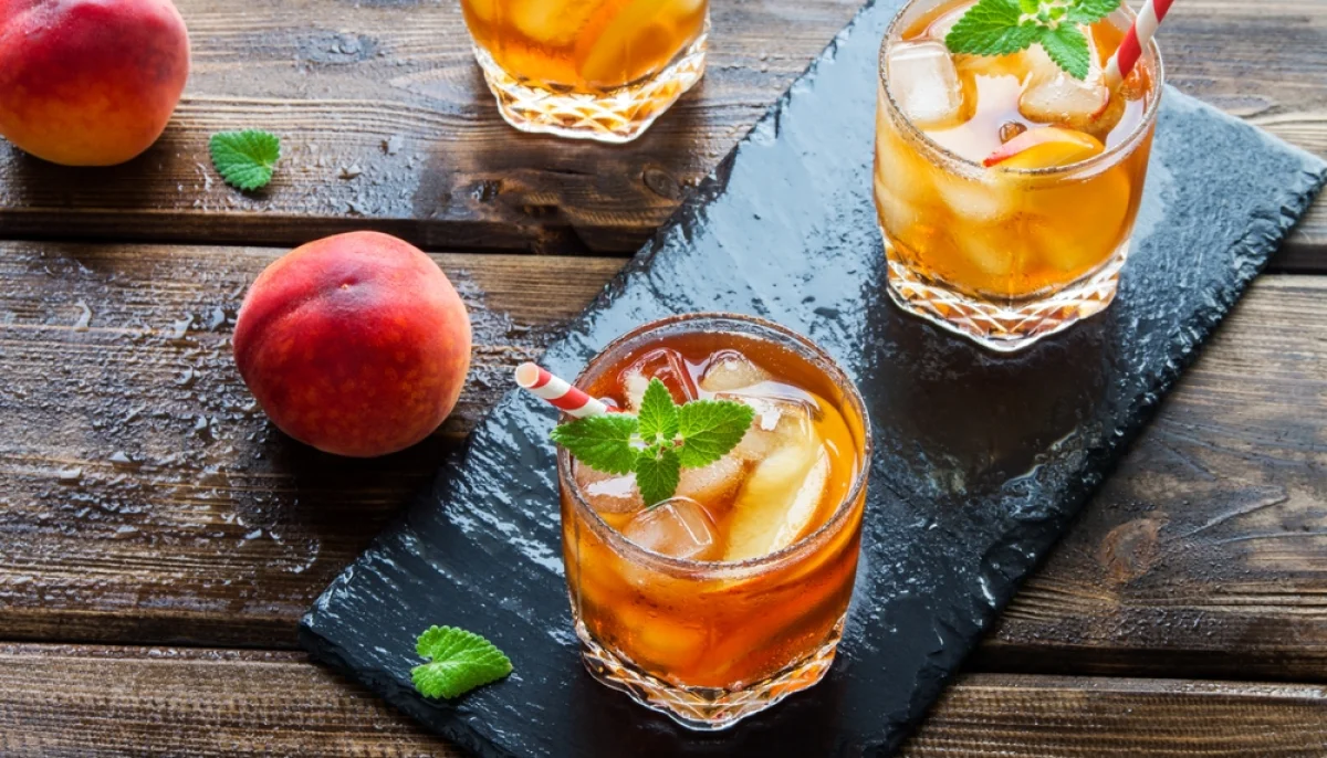 🍑Thé glacé pêche maison