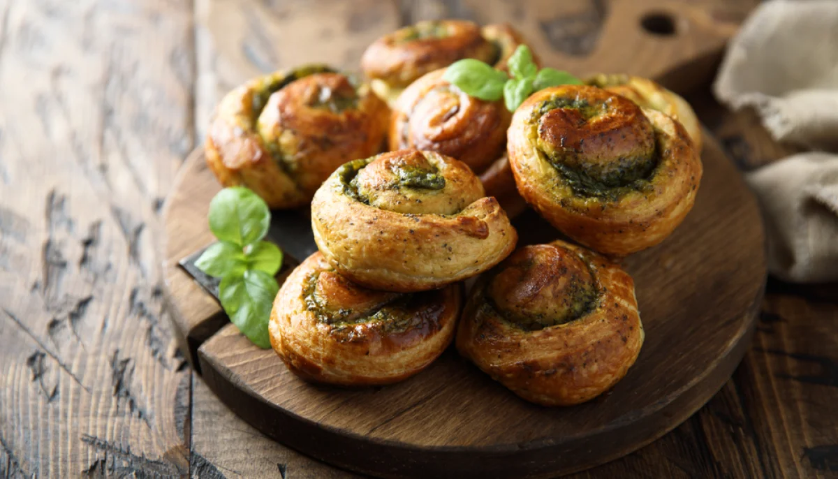 🥐Feuilletés apéritifs au pesto