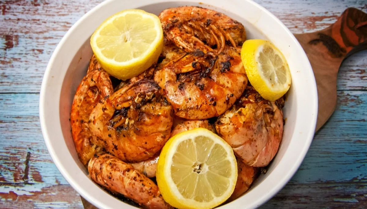 🍤Gambas grillées au citron