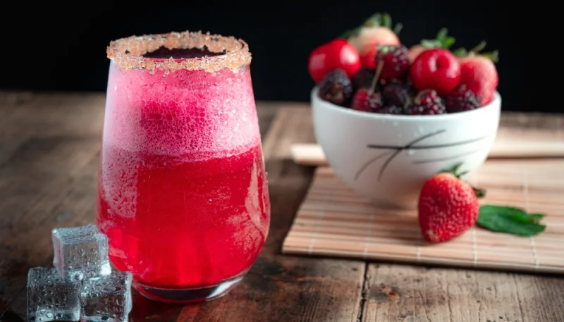 🍓Limonade aux fruits rouges