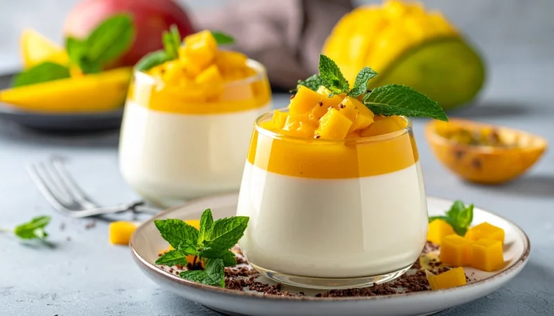 🥥Panna cotta coco mangue
