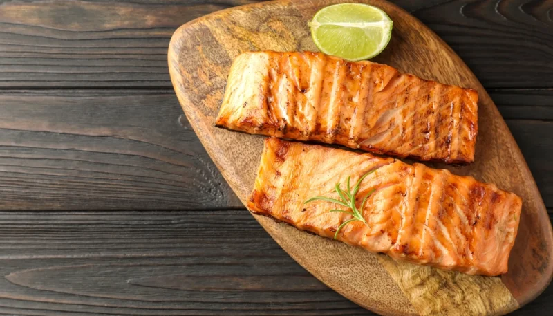 🐟Saumon grillé à la plancha