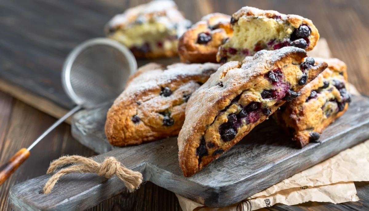 🧁Scones aux myrtilles