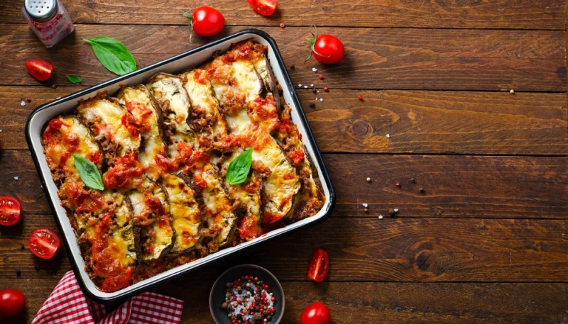🍆Aubergines gratinées à la mozzarella