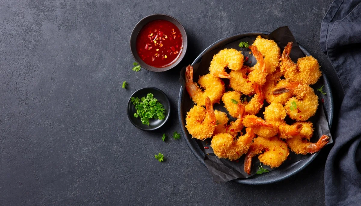🍤Crevettes panées croustillantes
