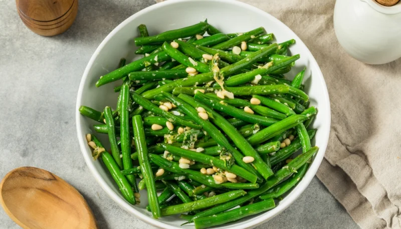 🧄Haricots verts sautés à l’ail