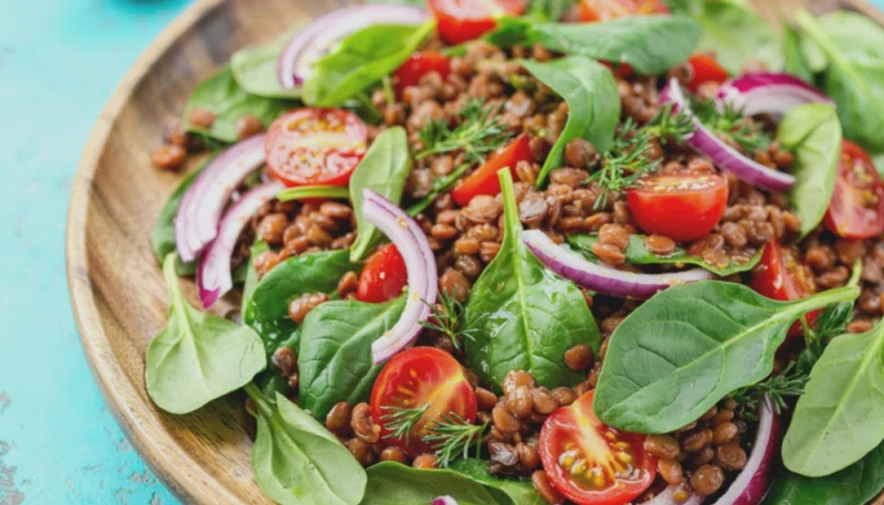 🥗Salade de lentilles et tomates cerises