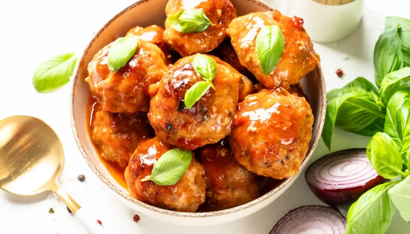 🍝 Boulettes de dinde à la tomate