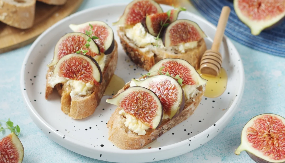 🍞Bruschettas aux figues et ricotta