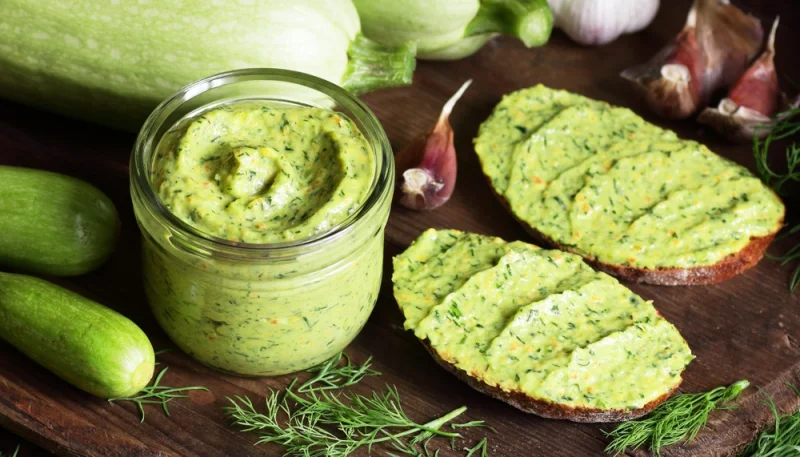 🥒Caviar de courgettes au citron confit
