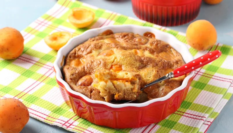🍑Clafoutis aux abricots et à la pistache