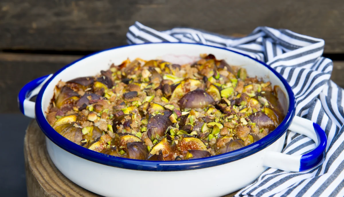 🥧 Crumble aux figues et pistaches