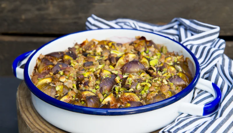 🥧 Crumble aux figues et pistaches