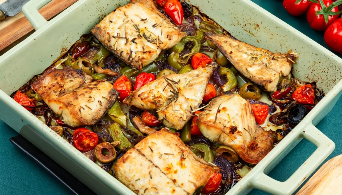 🐟Filet de maquereau au four aux tomates