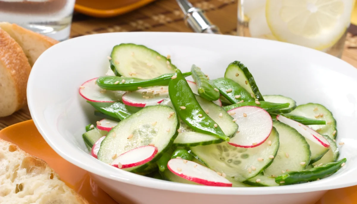 🥗 Salade de pois gourmands et radis