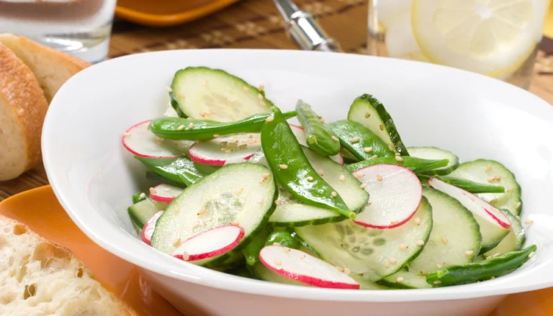 🥗 Salade de pois gourmands et radis