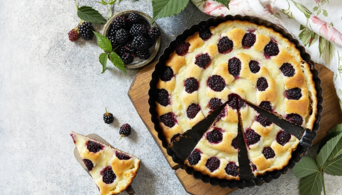 🥧Tarte aux mûres maison