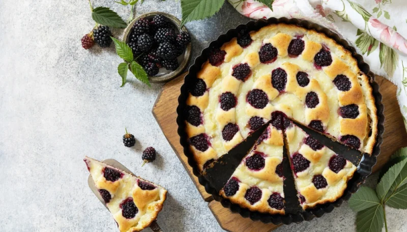 🥧Tarte aux mûres maison