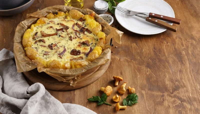 🍄Tarte rustique aux champignons
