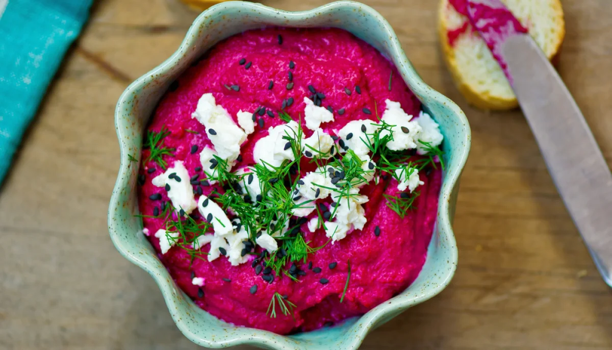 🌸Tartinade de betteraves et feta