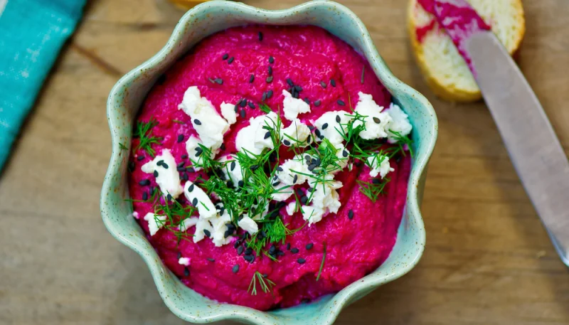 🌸Tartinade de betteraves et feta