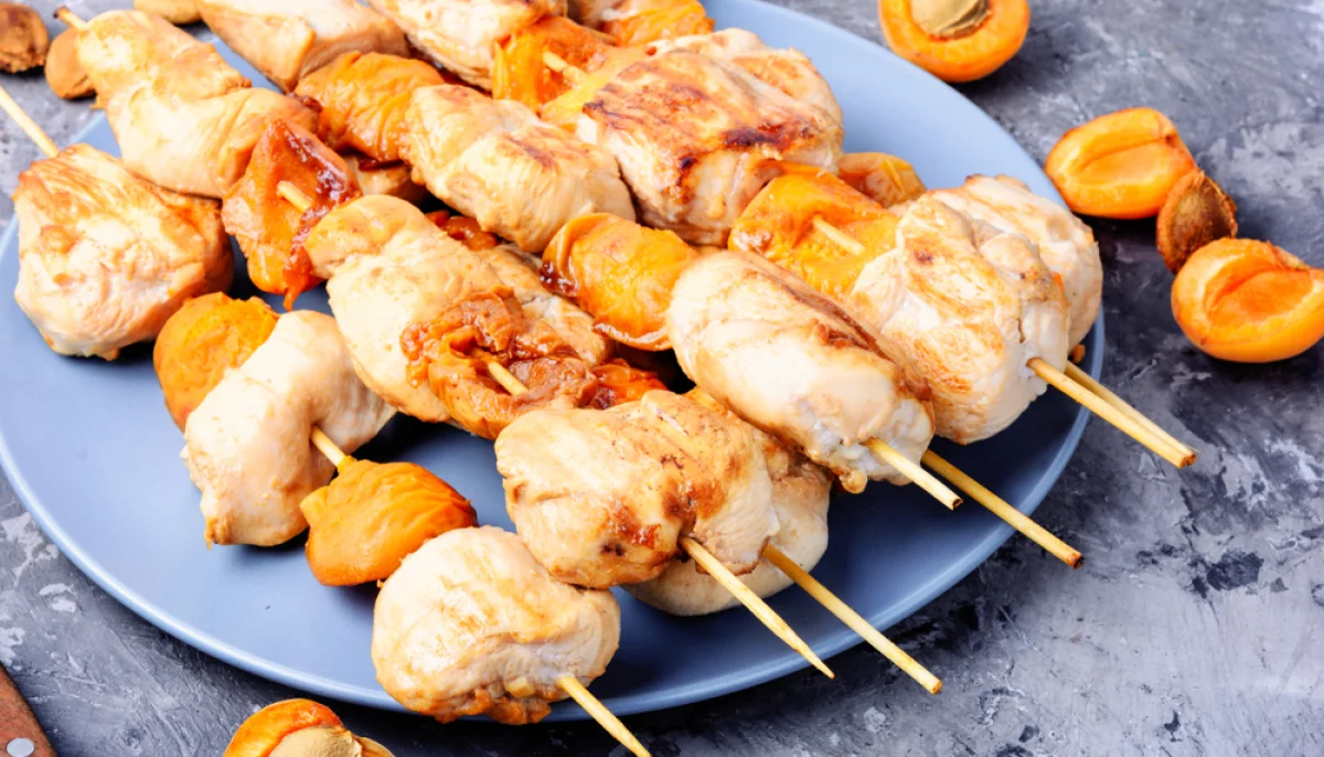 🍢Brochettes de dinde aux abricots