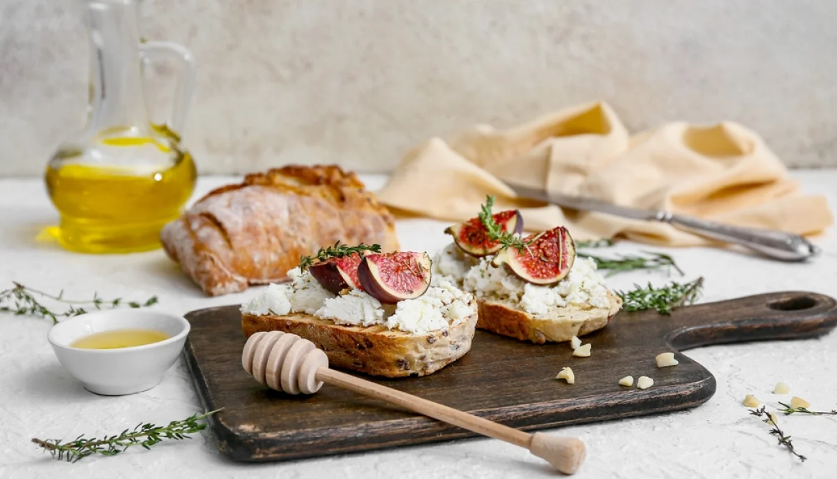 🍞Bruschettas figues, ricotta et miel