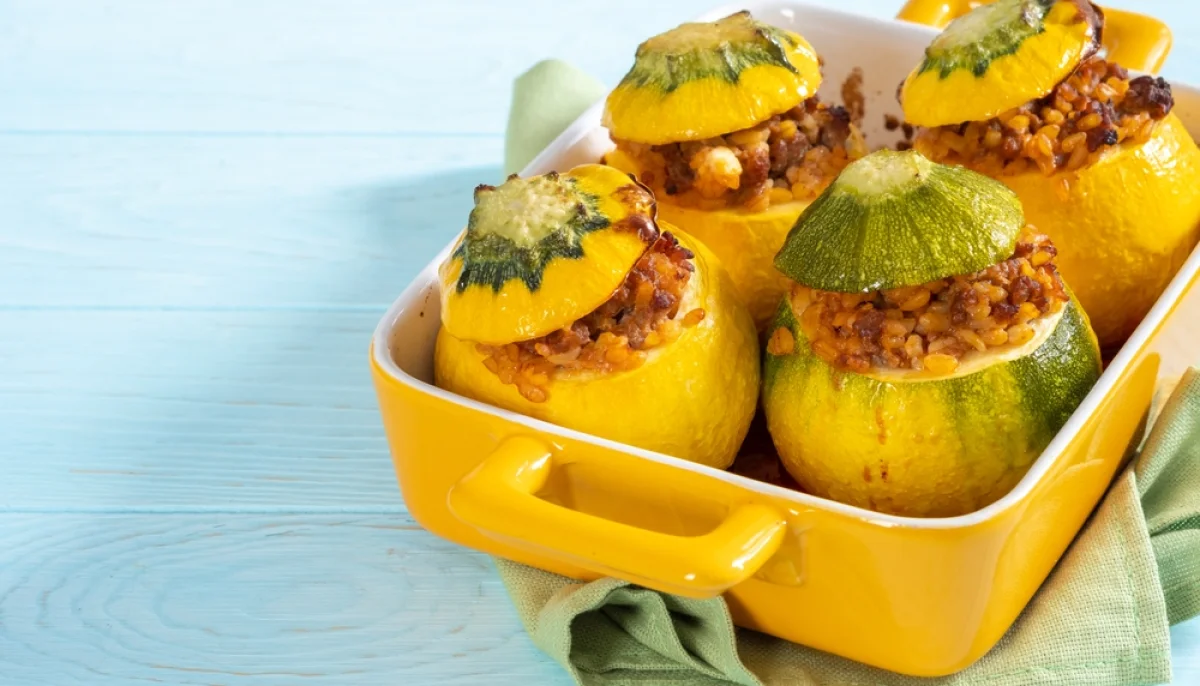 🥒Courgettes farcies au boulgour