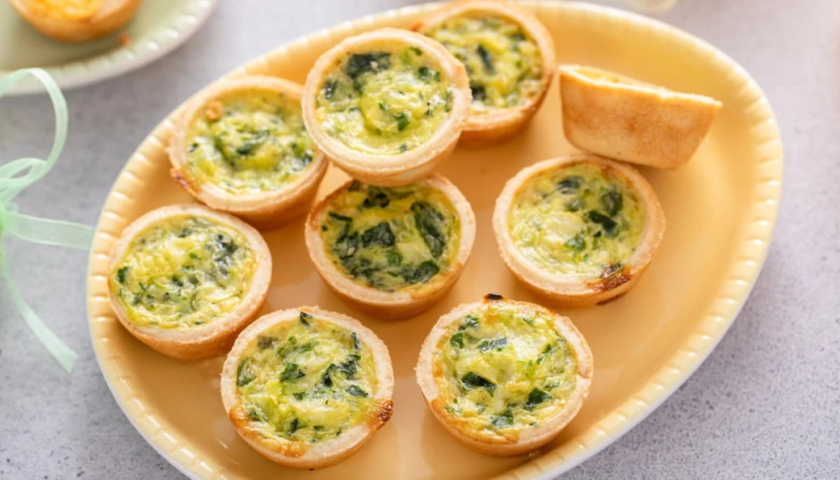 🥧Mini quiches courgettes feta