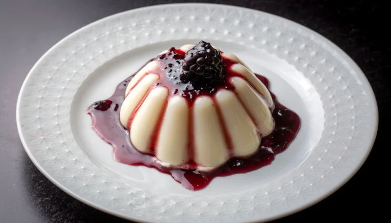🍮Panna cotta coco et mûres