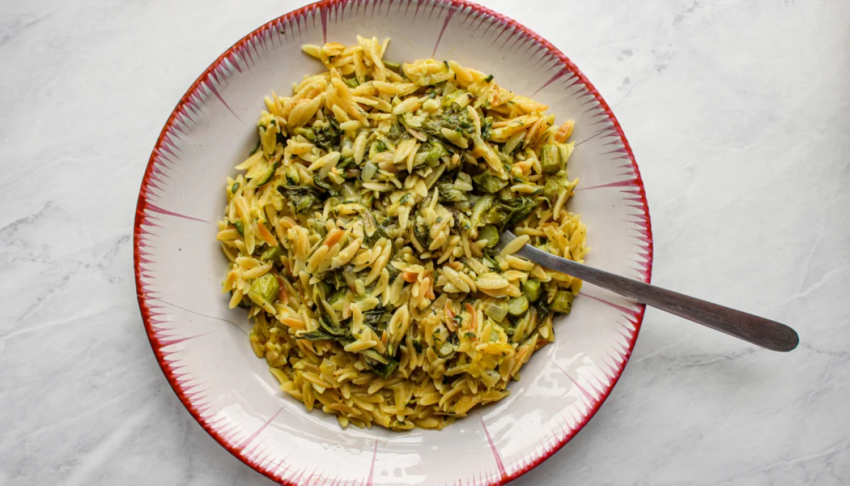 🍚Risotto citron basilic et courgettes