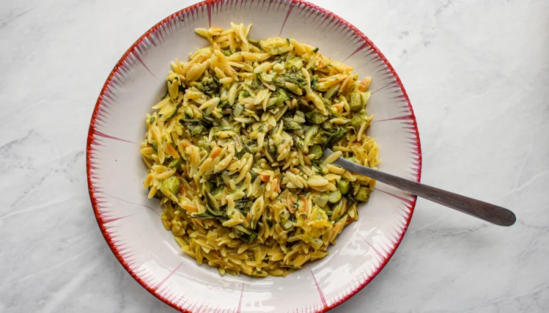 🍚Risotto citron basilic et courgettes