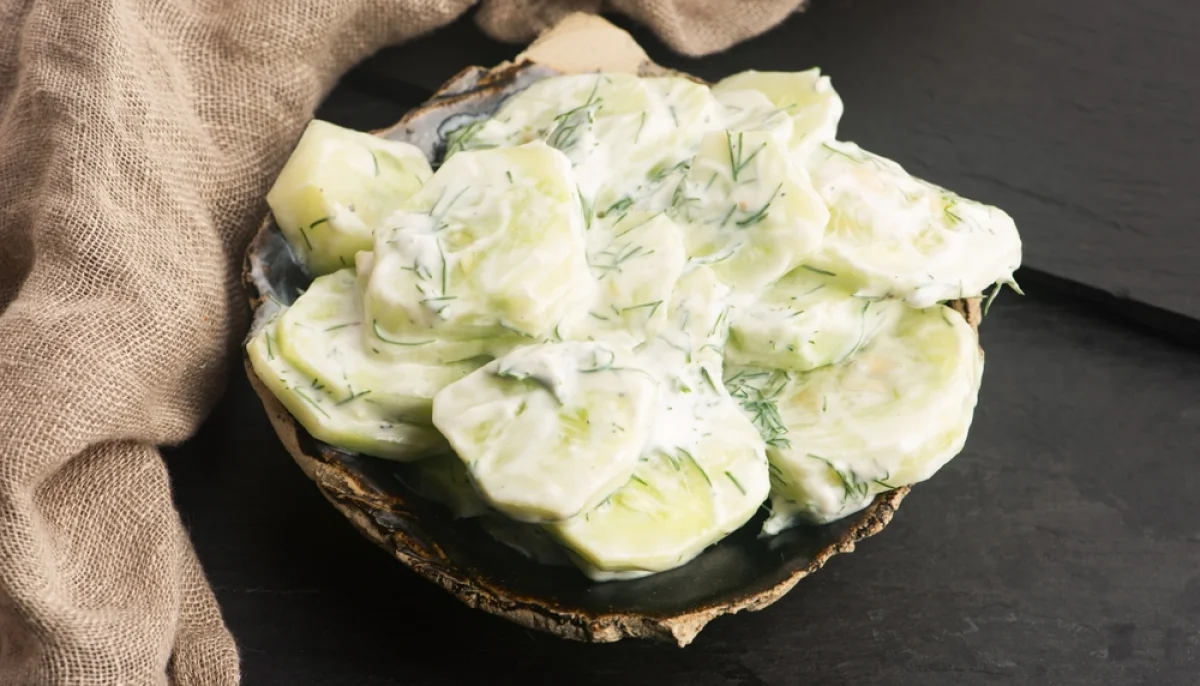 🥗Salade de concombre, yaourt et aneth