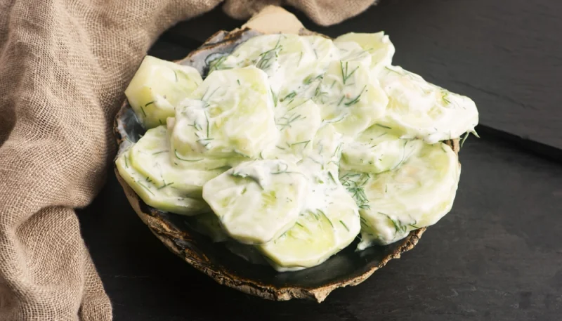 🥗Salade de concombre, yaourt et aneth