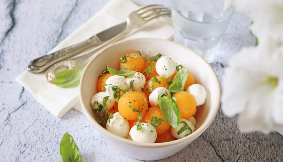 🥗Salade de melon et mozzarella