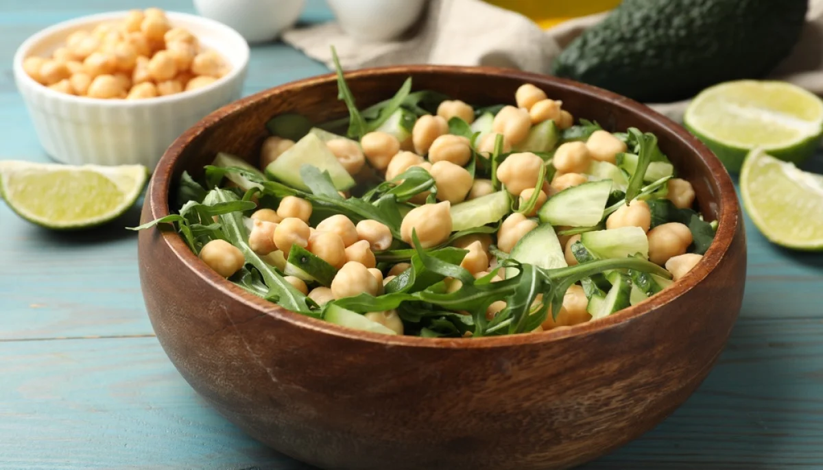 🥗Salade de pois chiches au concombre
