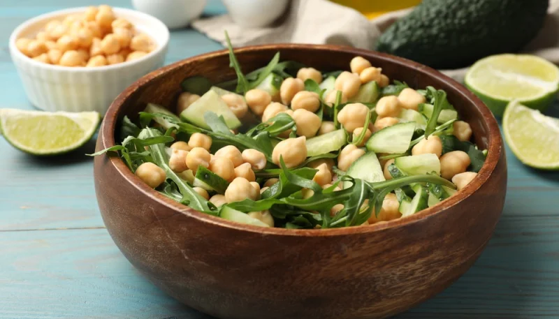 🥗Salade de pois chiches au concombre