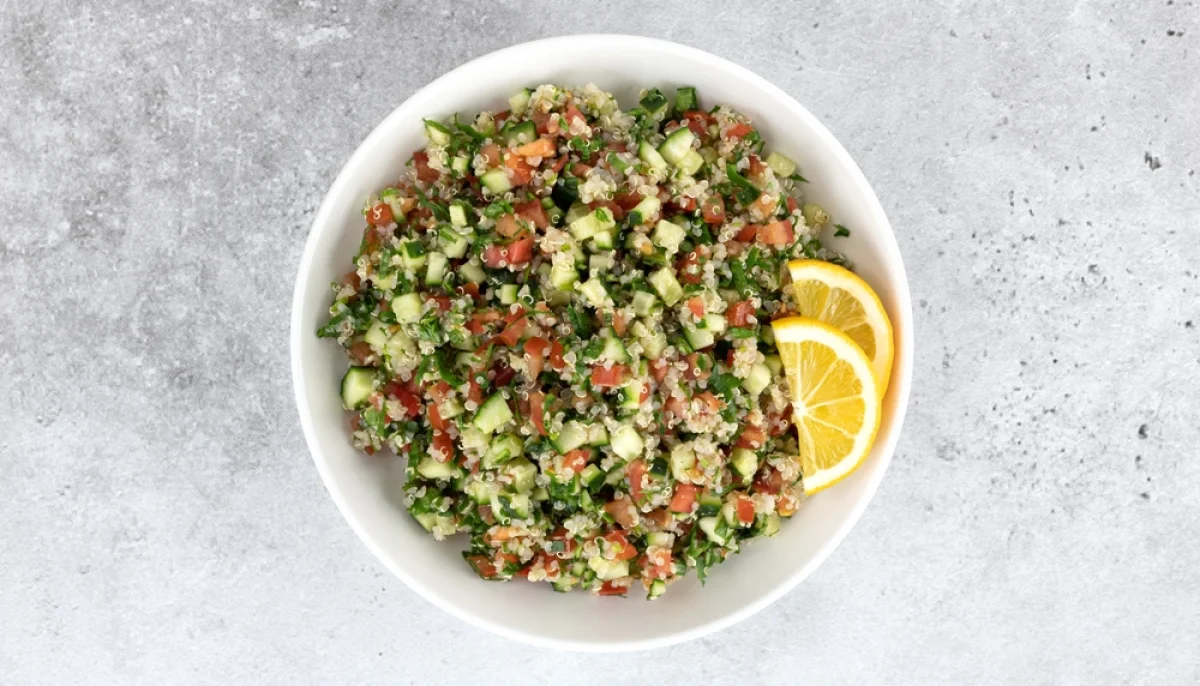 🥗Salade de quinoa au concombre et menthe