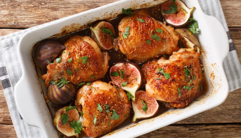 🍗Poulet rôti aux figues et miel
