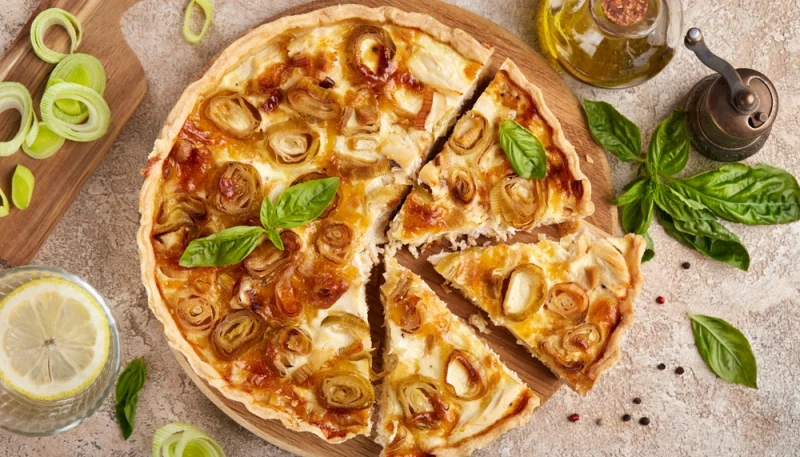 🥧Quiche aux poireaux et chèvre